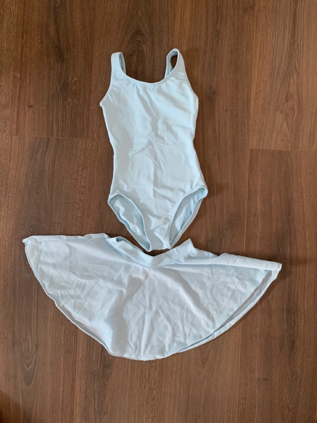 So Dança Ballet Leotard with Skirt - Light Blue
