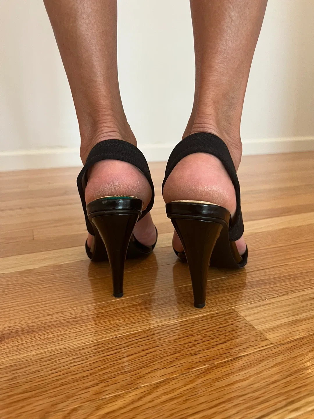 Brown Leather Pointed Toe Heels image indicator(3)