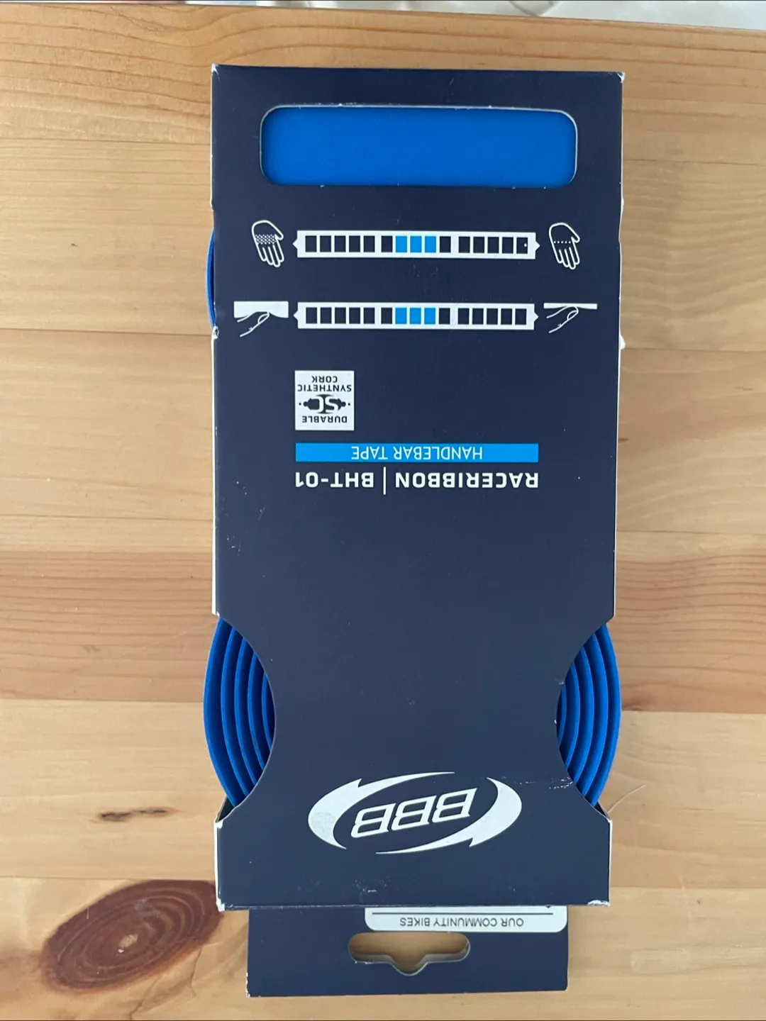 BBB RaceRibbon BHT-01 Handlebar Tape - Blue thumbnail