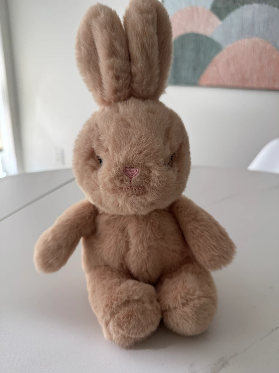 Tan Plush Bunny Stuffed Animal