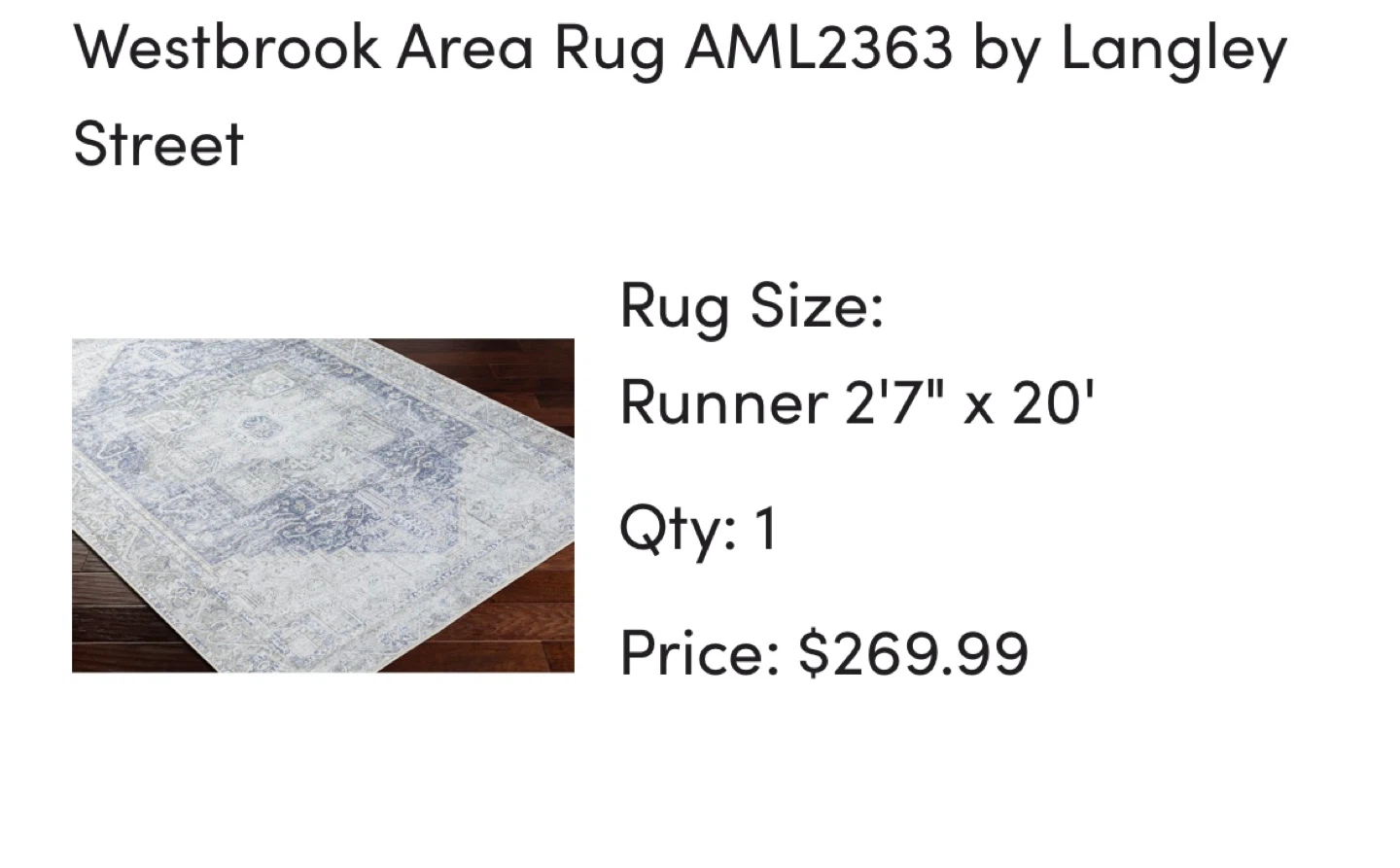 Hallway Runner Rug 20 Feet - photo 3
