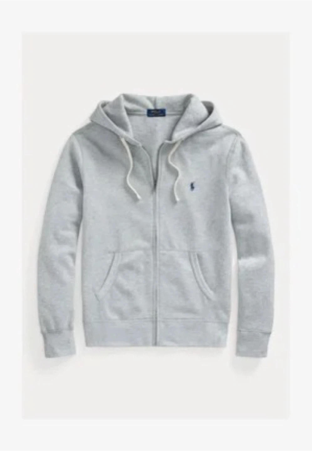 Polo Ralph Lauren Grey Full Zip Hoodie - Size S - photo 2
