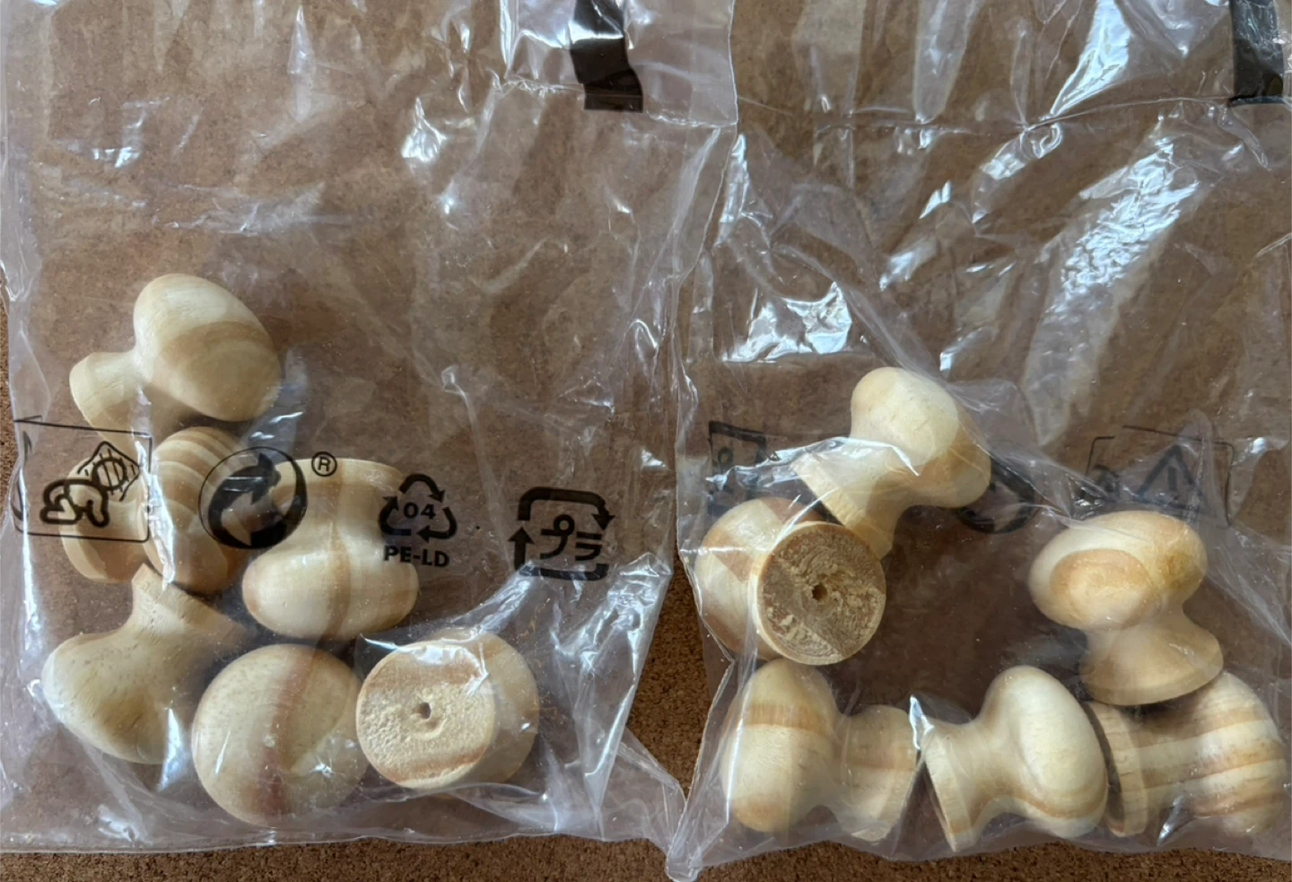 Wooden Cabinet Knobs - New