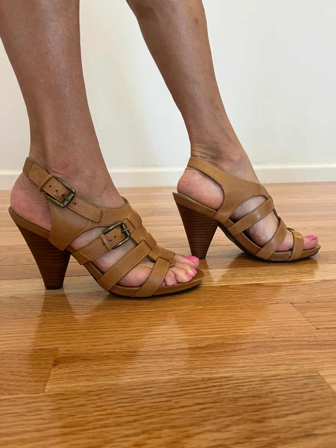 Leather Heeled Sandals image indicator(2)