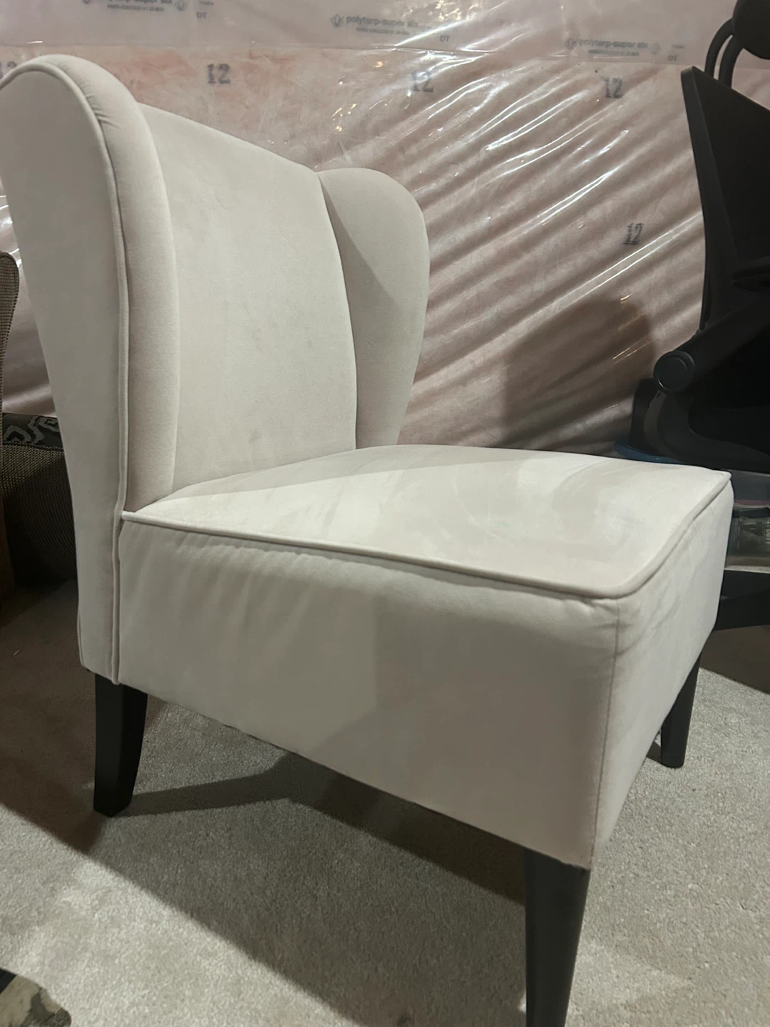 Beige Accent Chair