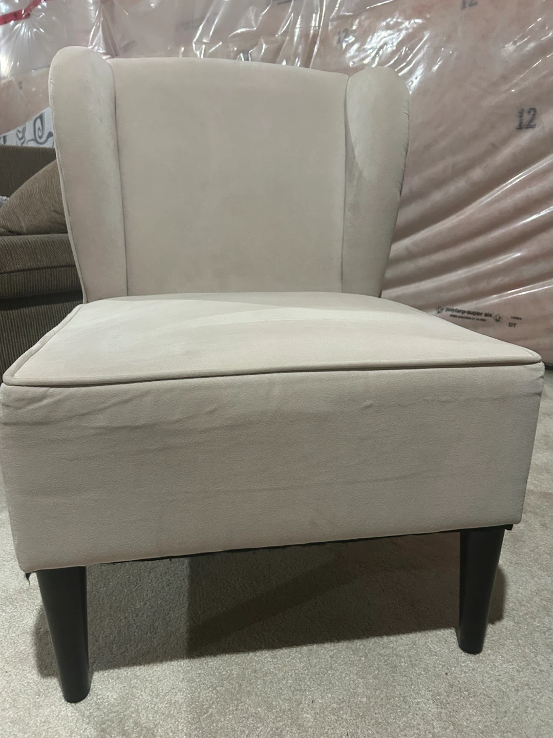Beige Accent Chair - photo 2