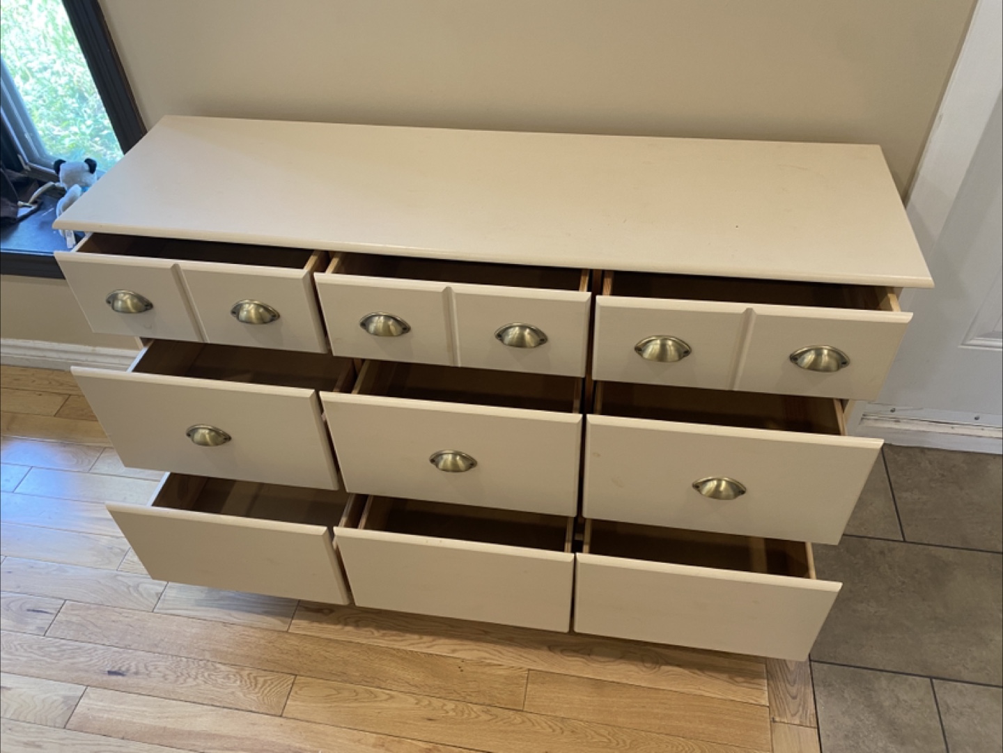 Cream White Pine Wood Dresser (CAN DELIVER) - photo 2