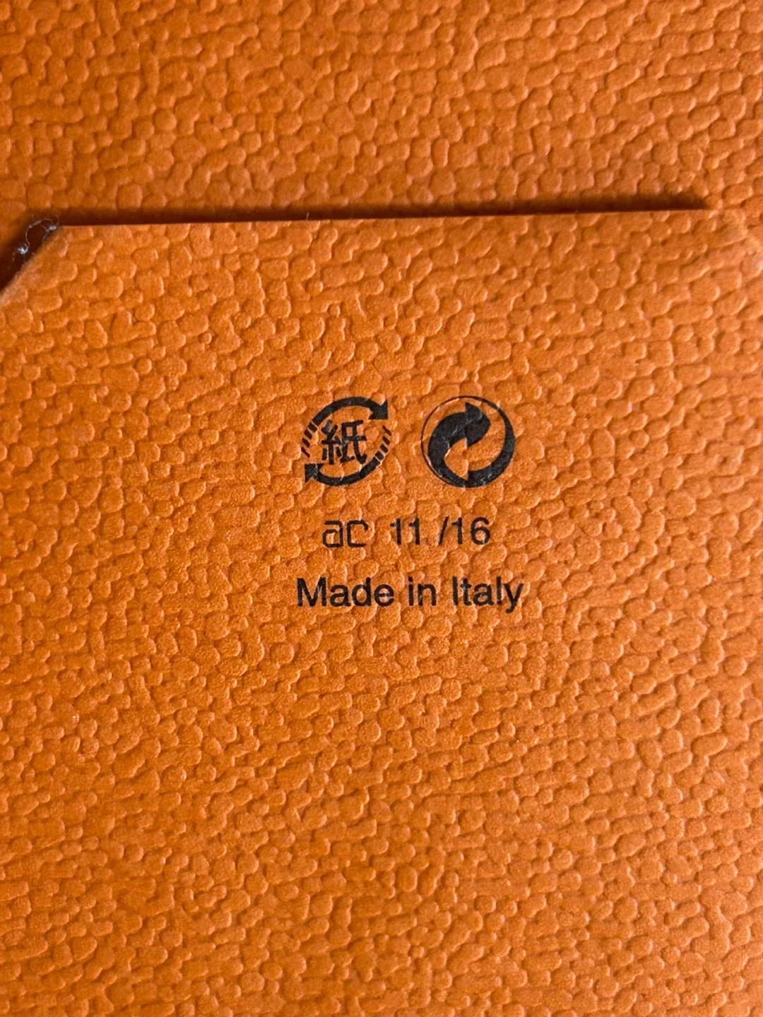 $3 Hermes authentic paper bag 13 x 9.5 x 7.5 inches image indicator(8)