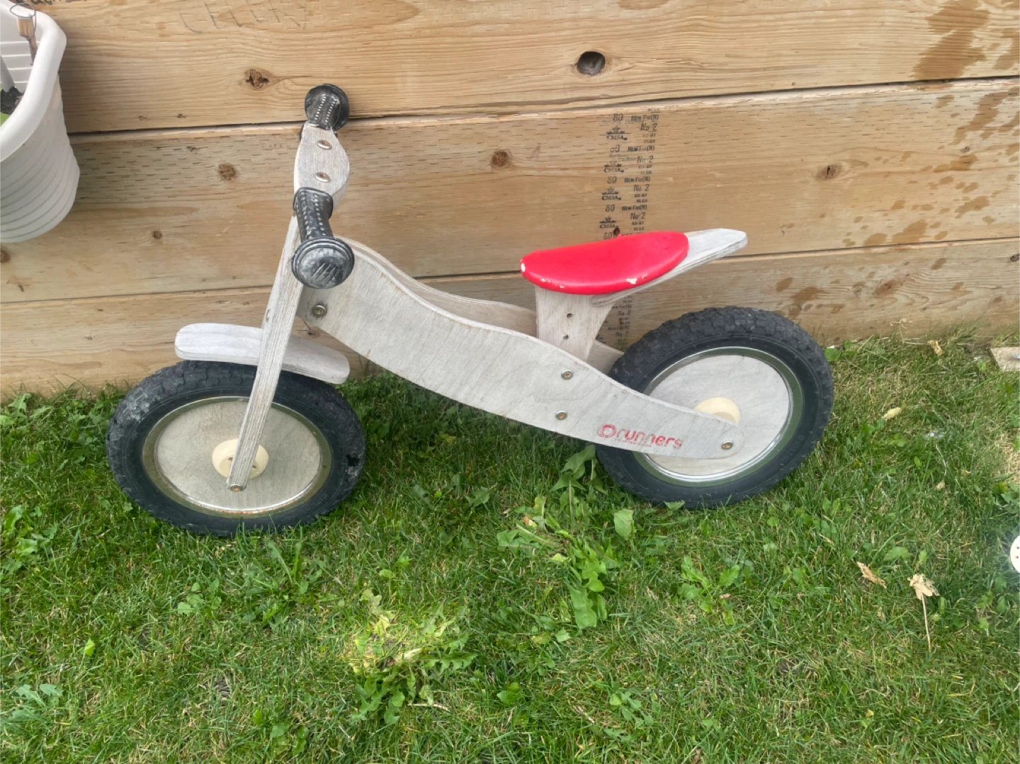 Wooden rider learning Bike
