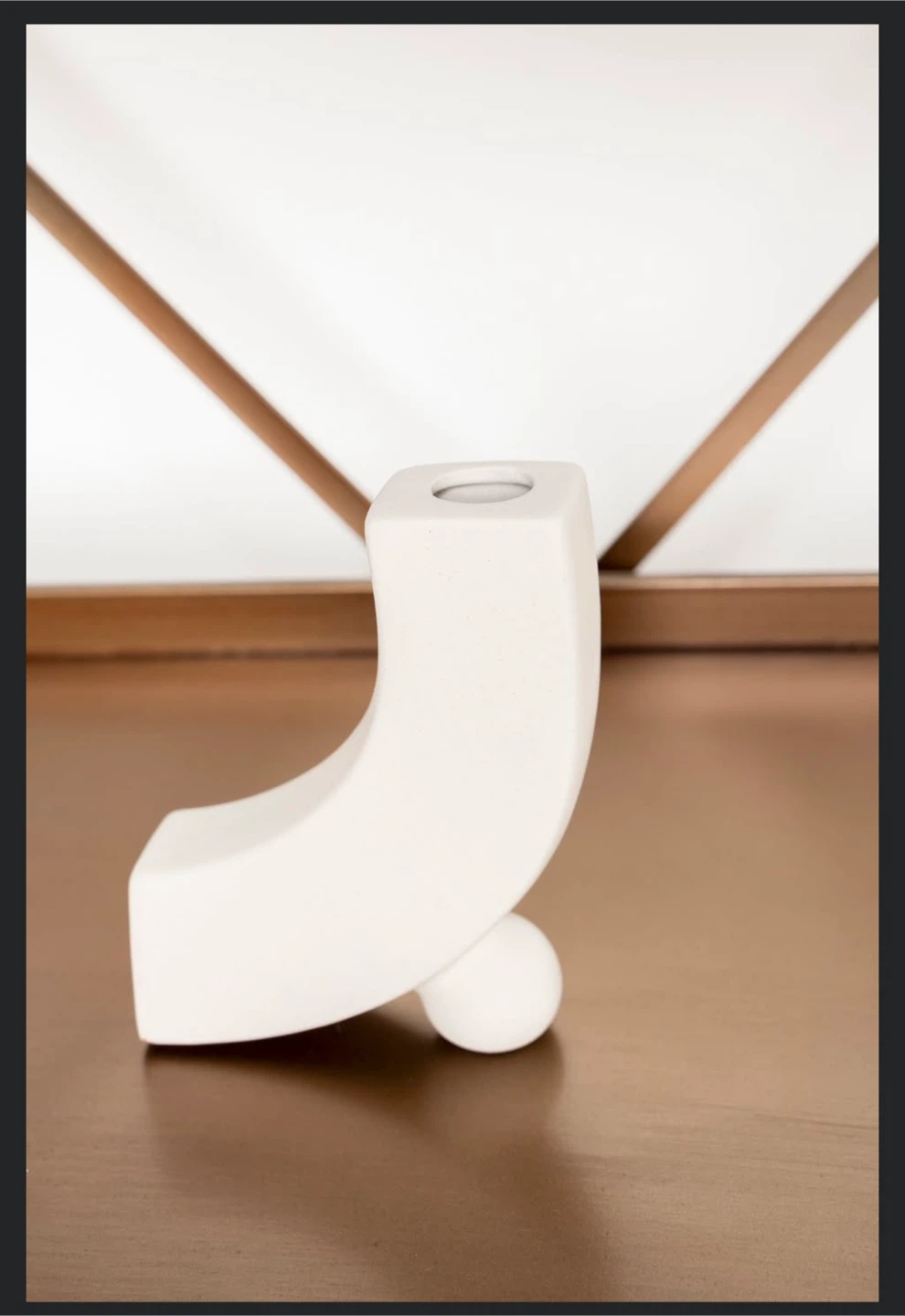 Modern White Ceramic Vase