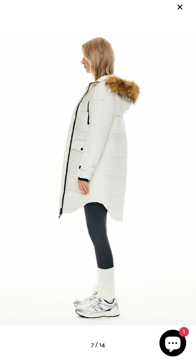 Brand New Orolay White Down Coat – Warm&Stylish image indicator(5)