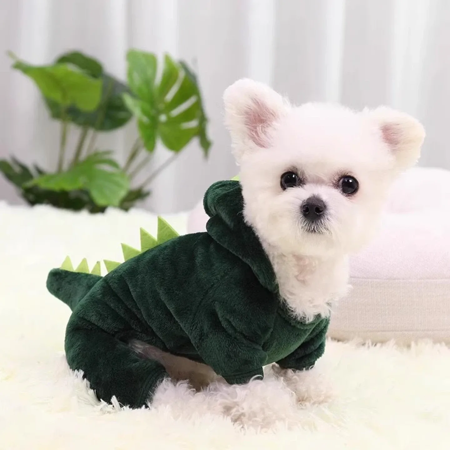 Dog Dinosaur Costume - Green image indicator(4)
