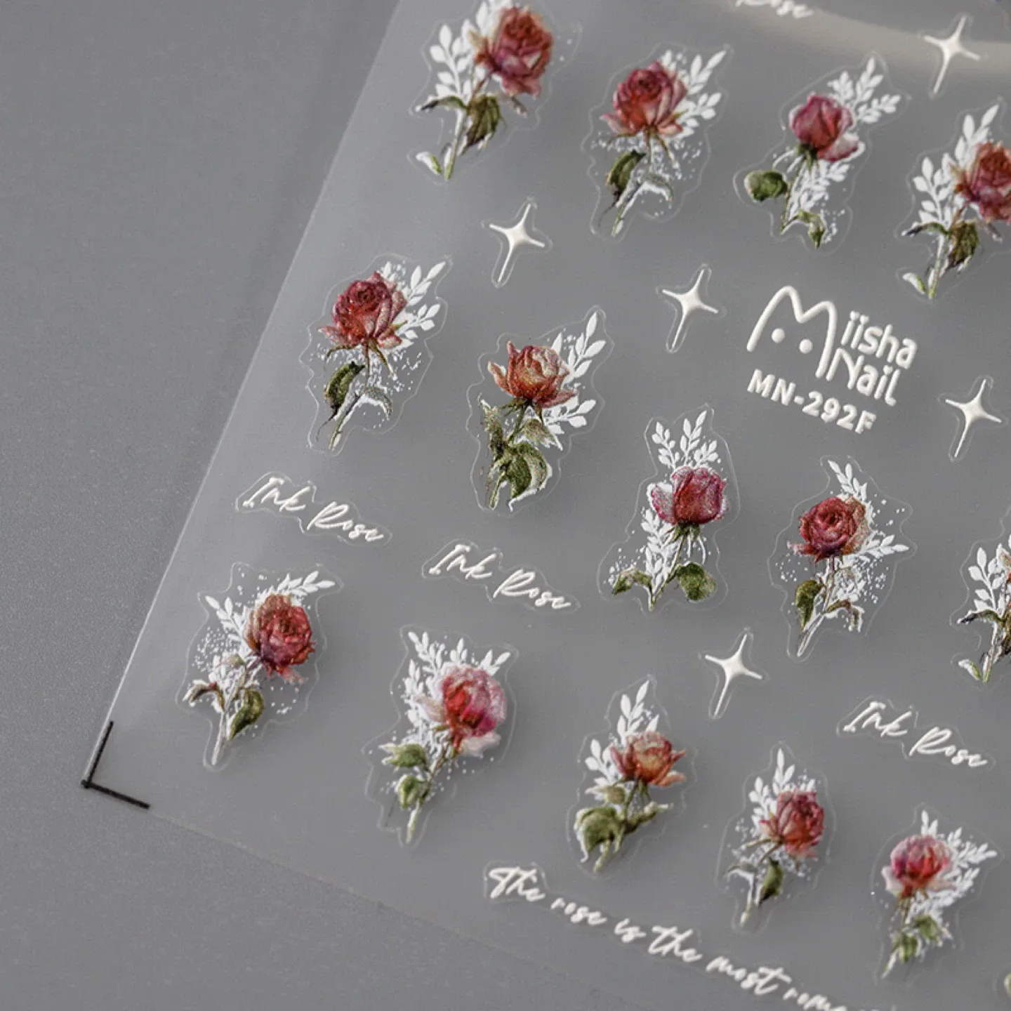 Nail Art Stickers - Ink Rose image indicator(4)