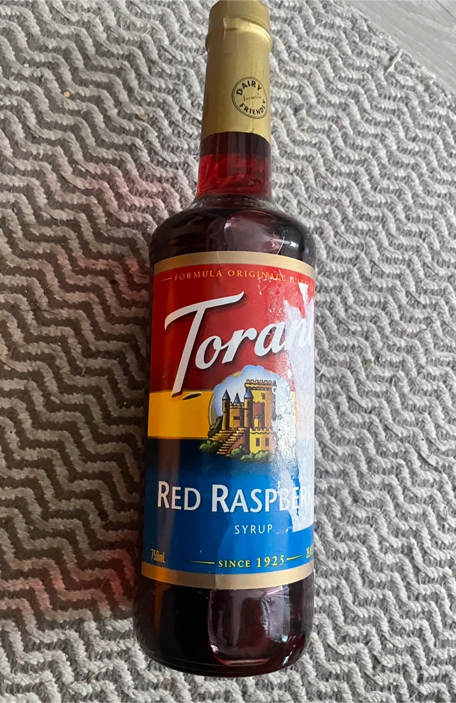unopposed Torani Red Raspberry Syrup 750mL thumbnail
