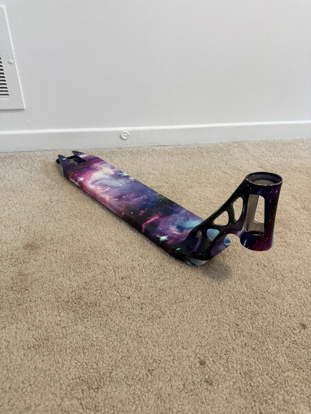 Limited edition Brendon Smith galaxy scooter deck