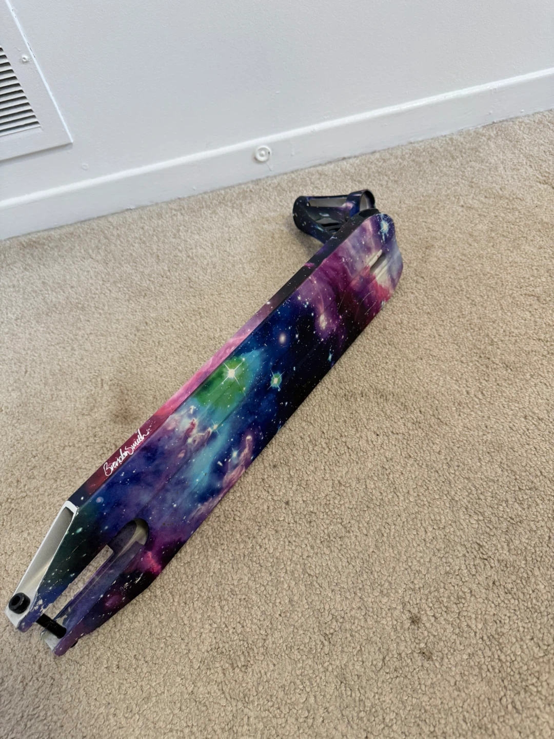 Limited edition Brendon Smith galaxy scooter deck - photo 3