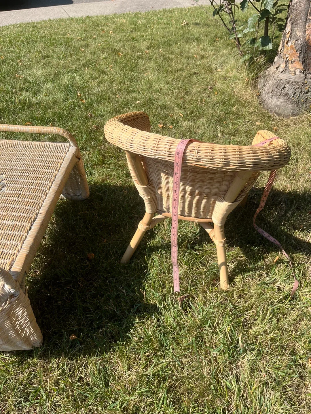Children’s Wicker Chair and Table Set image indicator(6)