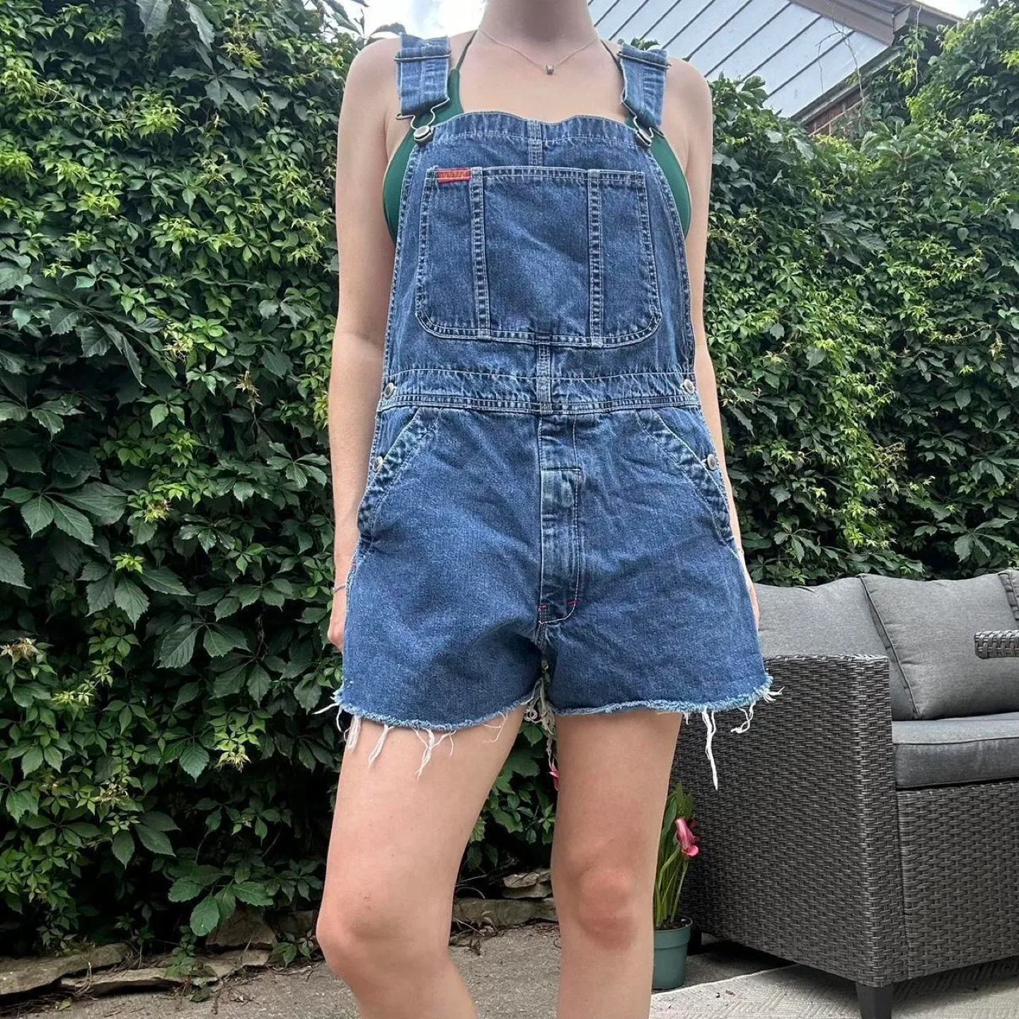 Vintage Ikeda Denim Overalls Shorts