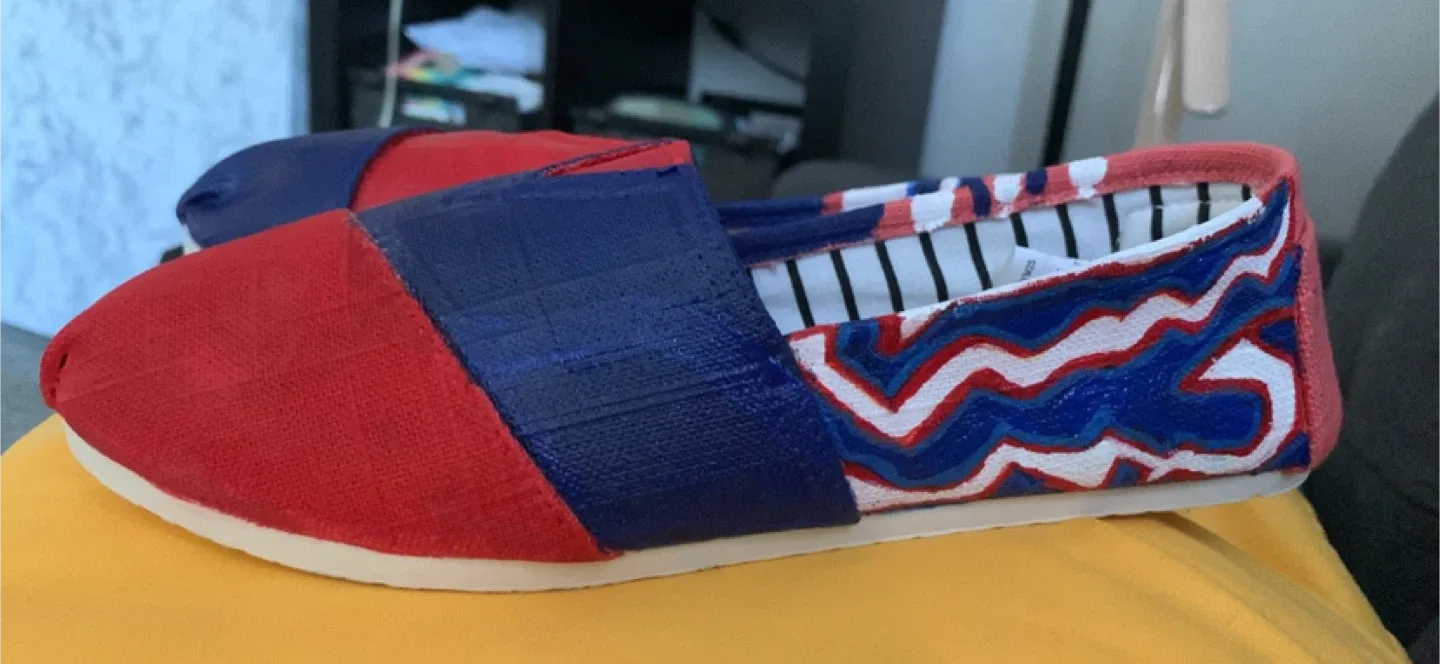 Size 8 Bills Mafia customized shoes image indicator(3)