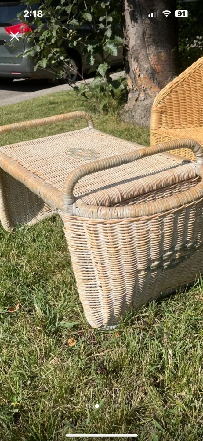 Children’s Wicker Chair and Table Set image indicator(8)