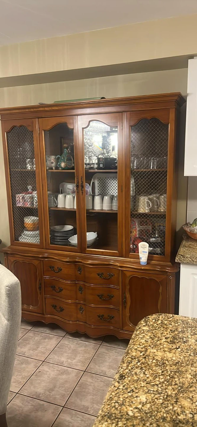 Wooden China Cabinet