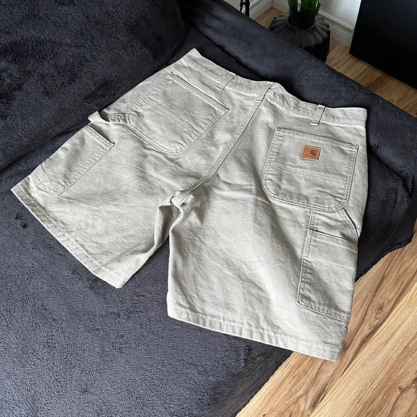 Carhartt canvas carpenter cargo shorts