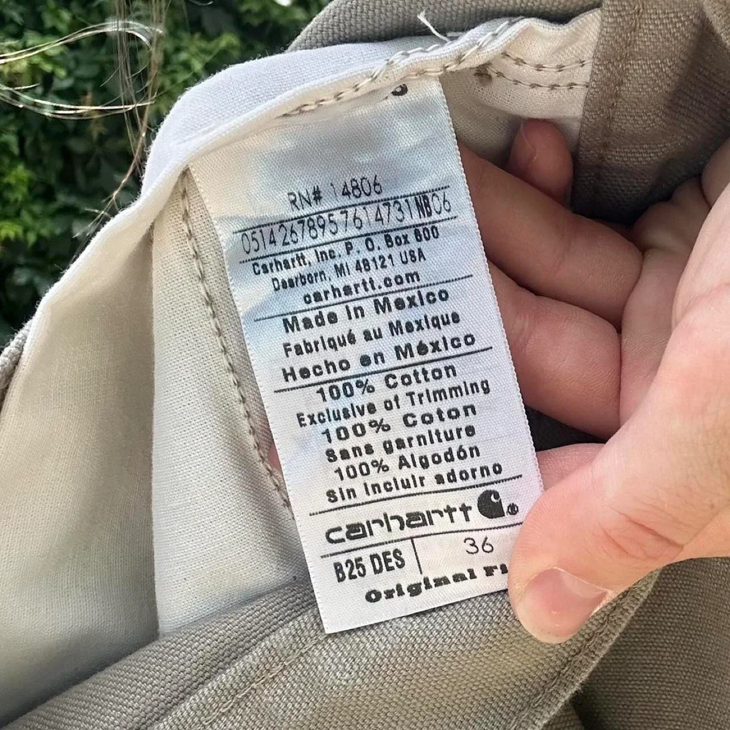 Carhartt canvas carpenter cargo shorts image indicator(7)