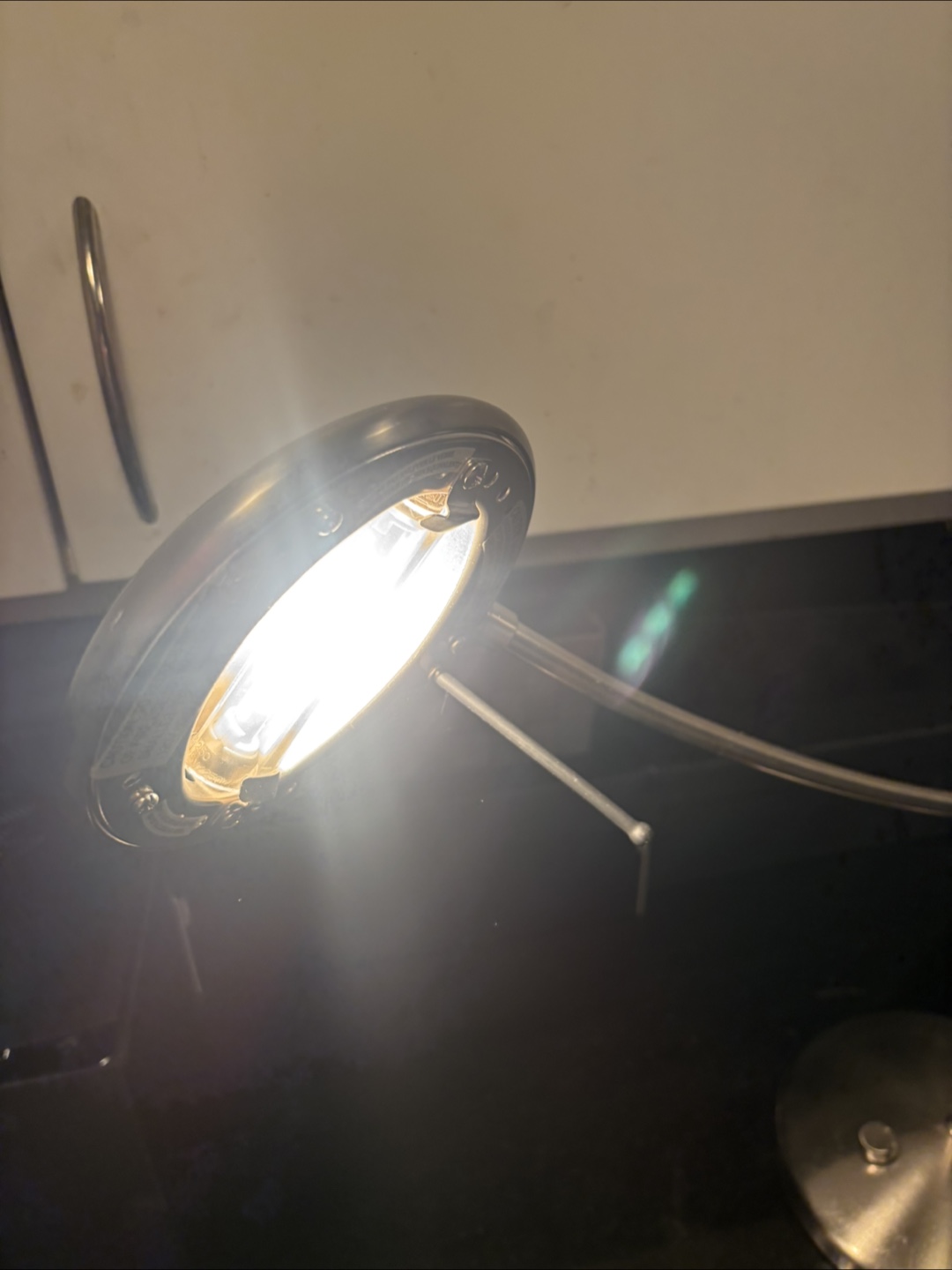 Adjustable Nickel Desk Lamp - photo 5