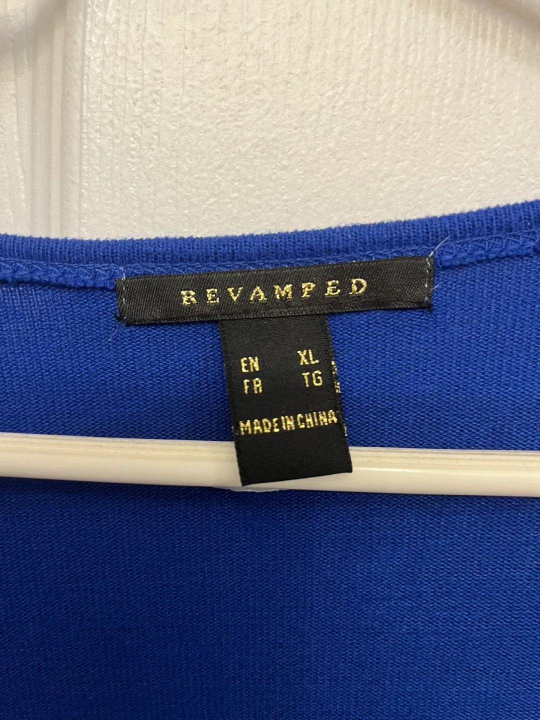 Revamped Blue Wrap Top - Size XL image indicator(3)