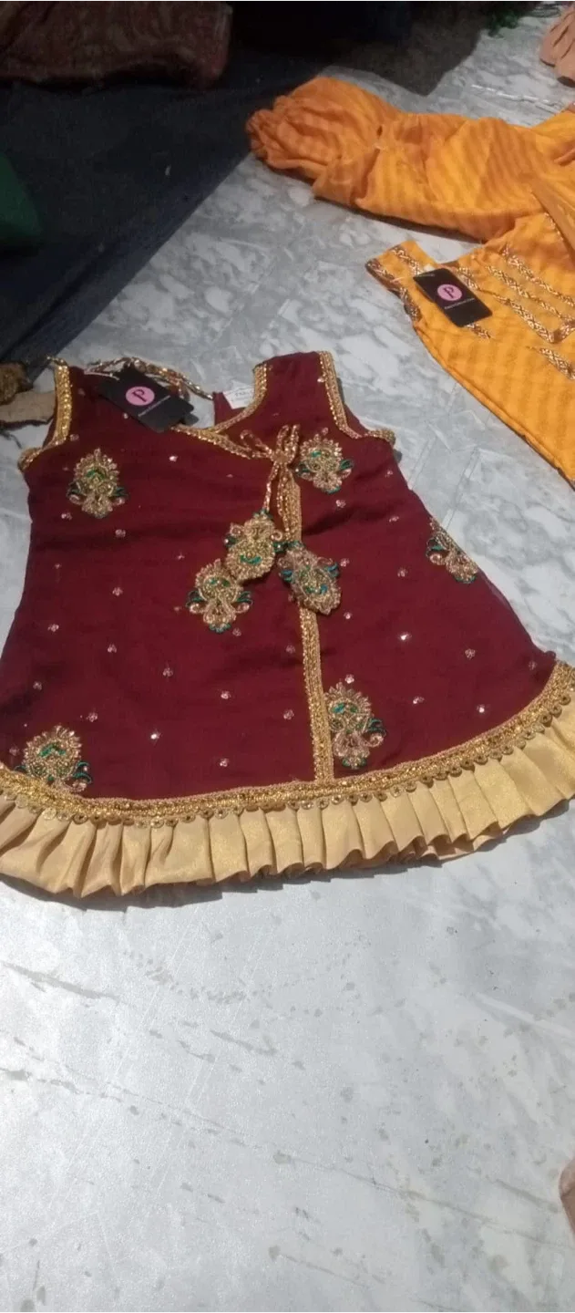 Embroidered Kids' Dress image indicator(10)