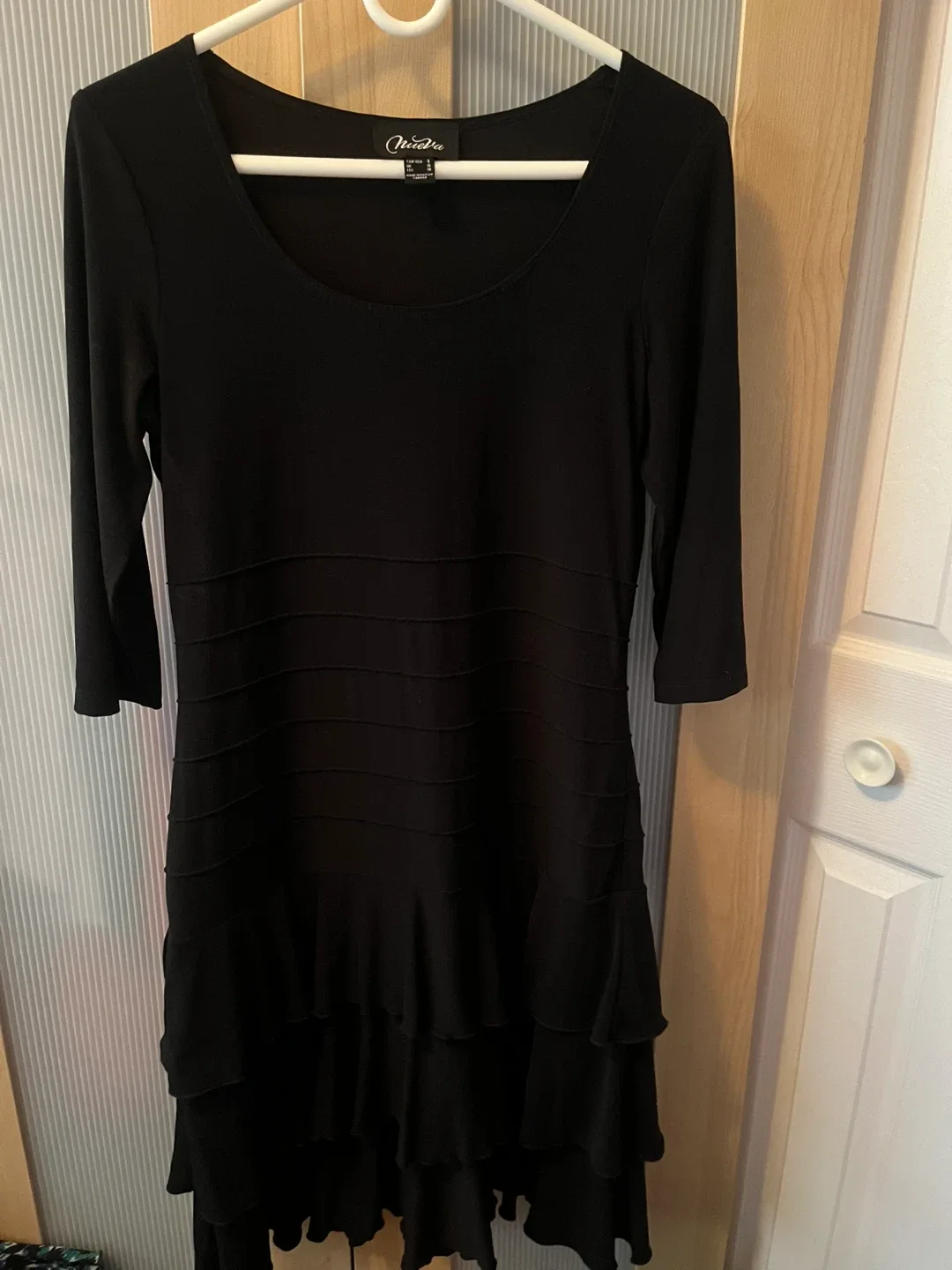 Nueva Black Dress, Size 8, made in Canada