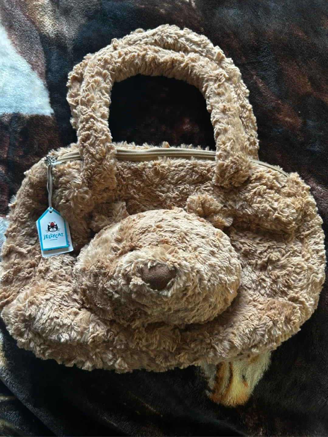 Jellycat Brown Bear Bag thumbnail