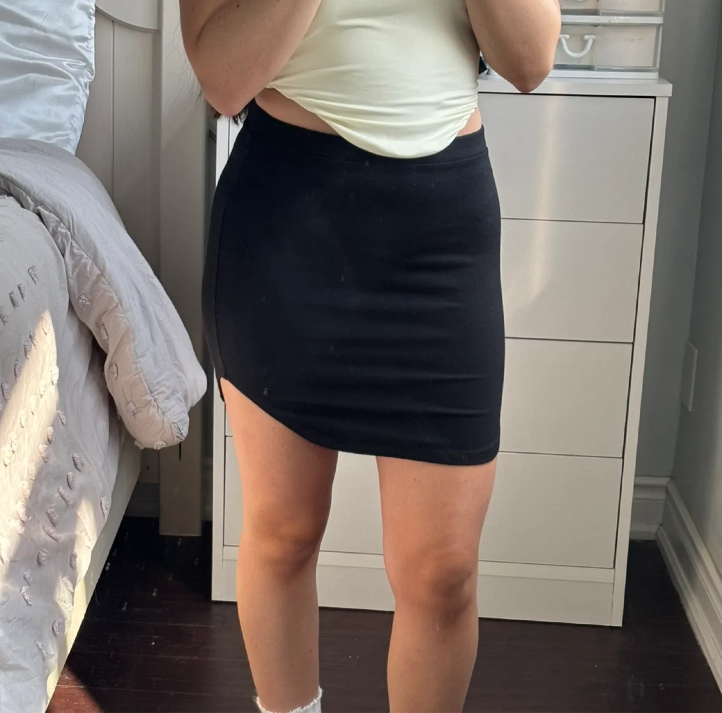 Forever 21 | Black Mini Skirt - Size M thumbnail