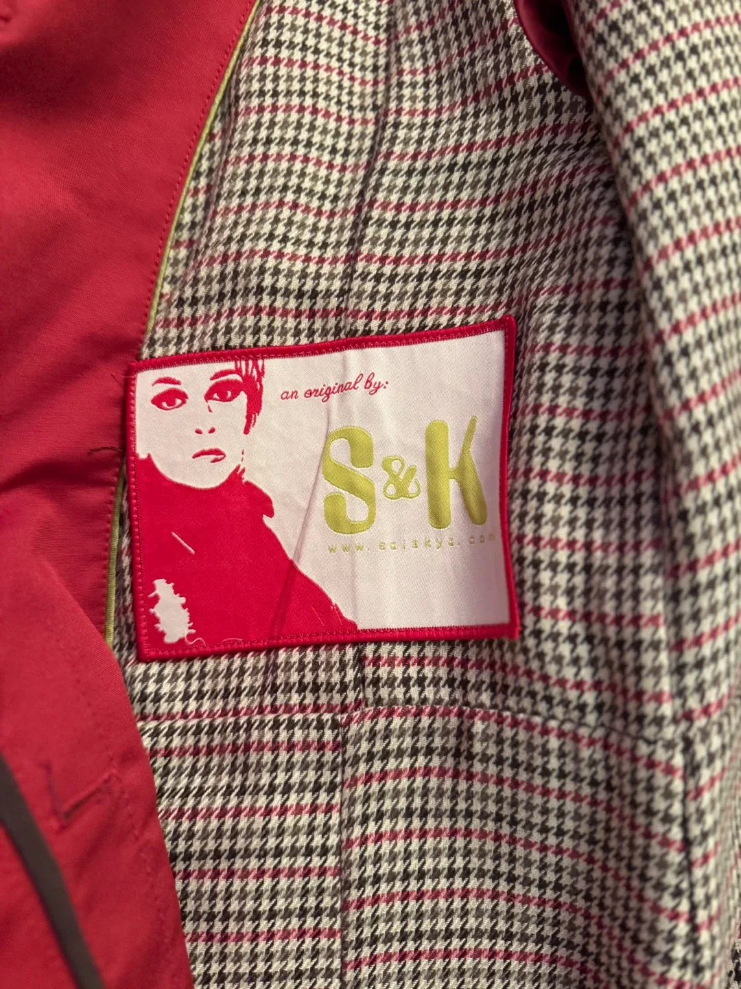 Soia & Kyo Red Trench Coat image indicator(7)