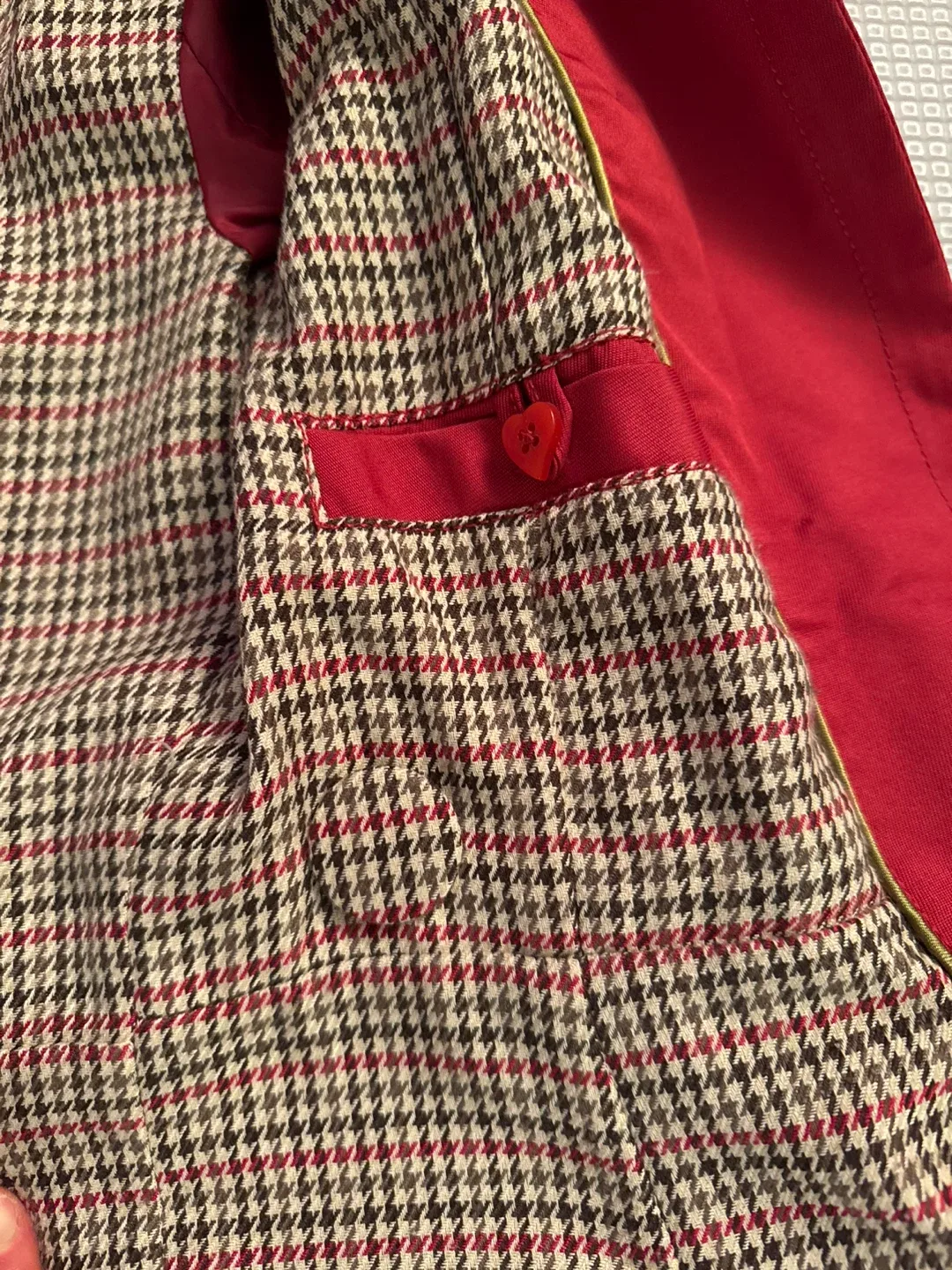 Soia & Kyo Red Trench Coat image indicator(6)