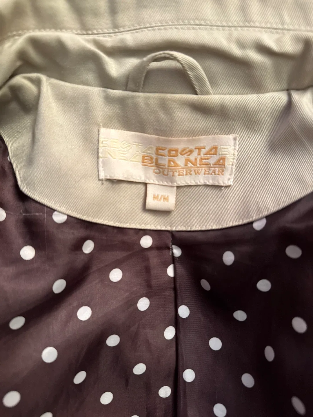 Costa Blanca Outerwear Trench Coat - Size M image indicator(5)