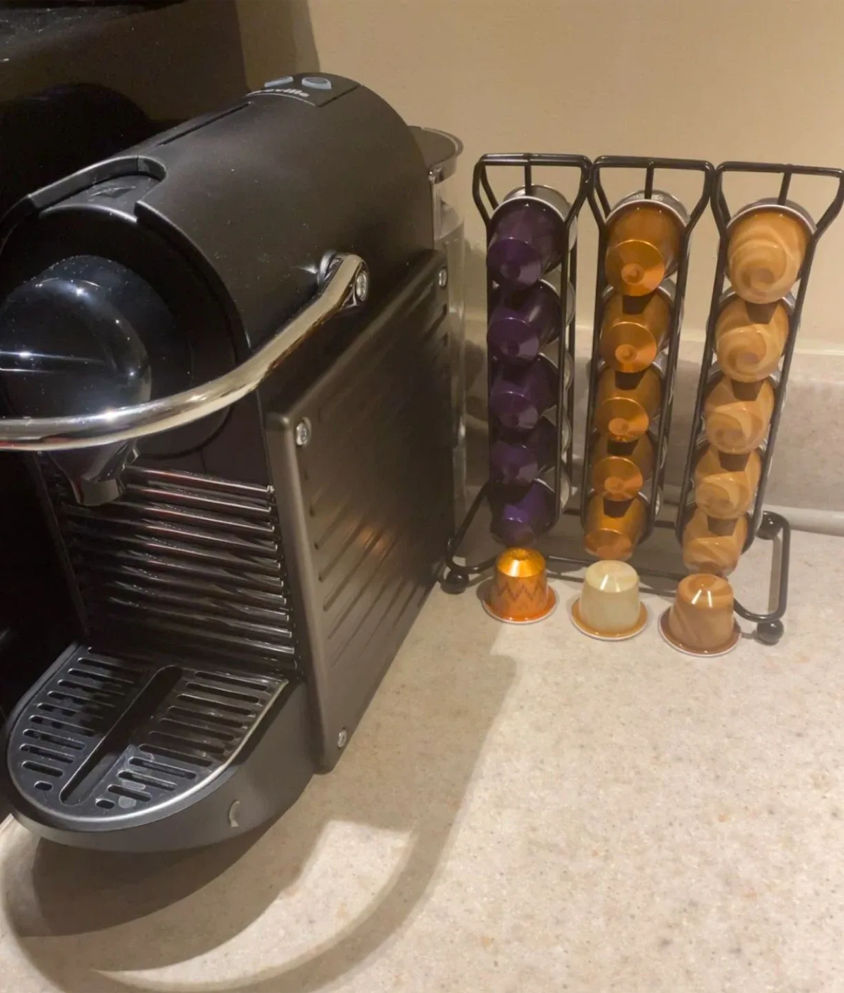 Nespresso Breville Coffee Machine w/ Pod Holder thumbnail