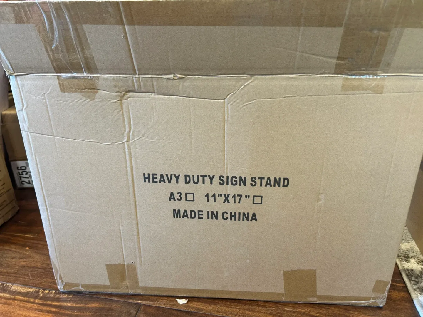 Heavy Duty A3 Sign Stand 11"x17" image indicator(3)