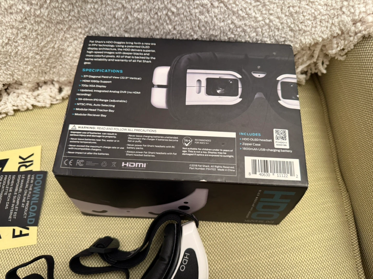 Fat Shark HDO OLED Modular FPV Headset - photo 3