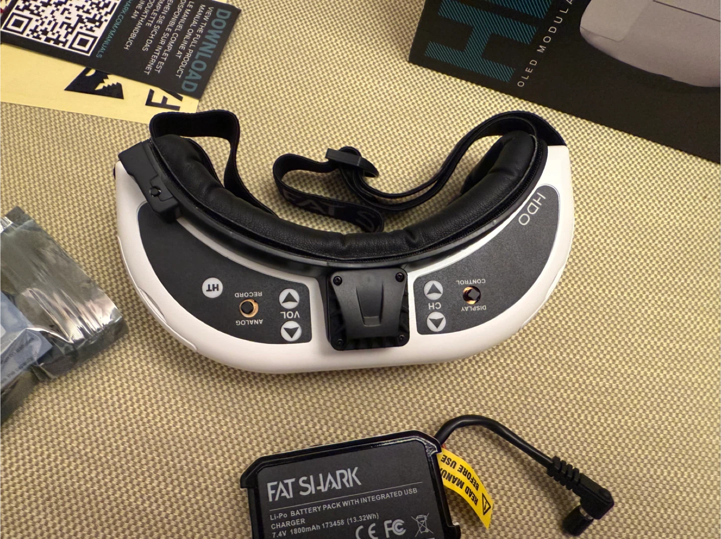 Fat Shark HDO OLED Modular FPV Headset - photo 4