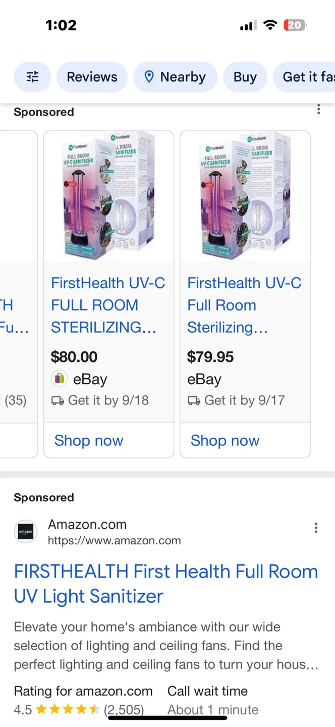 FirstHealth UV-C Room Sanitizer with Motion Sensor image indicator(4)