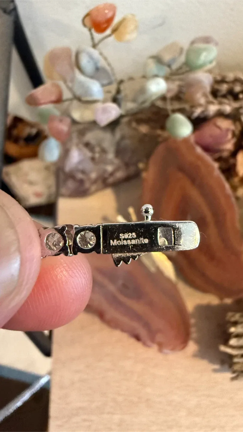 Moissanite S925 Silver Tennis Necklace image indicator(2)