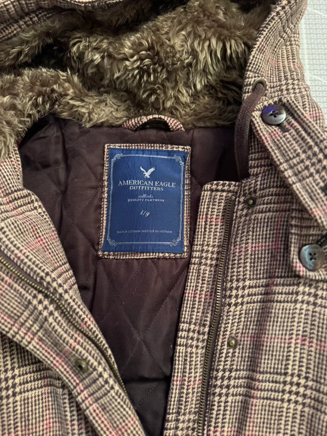 American Eagle Outfitters Plaid Jacket - Large image indicator(2)
