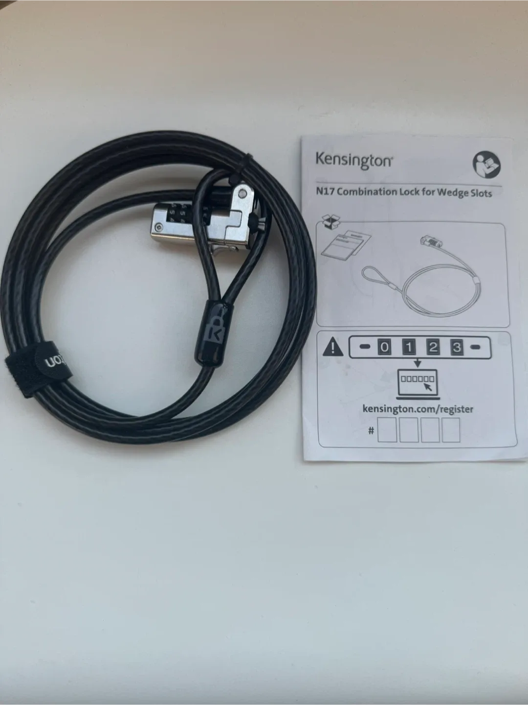 Brand New Kensington N17 Combination Laptop Lock image indicator(4)