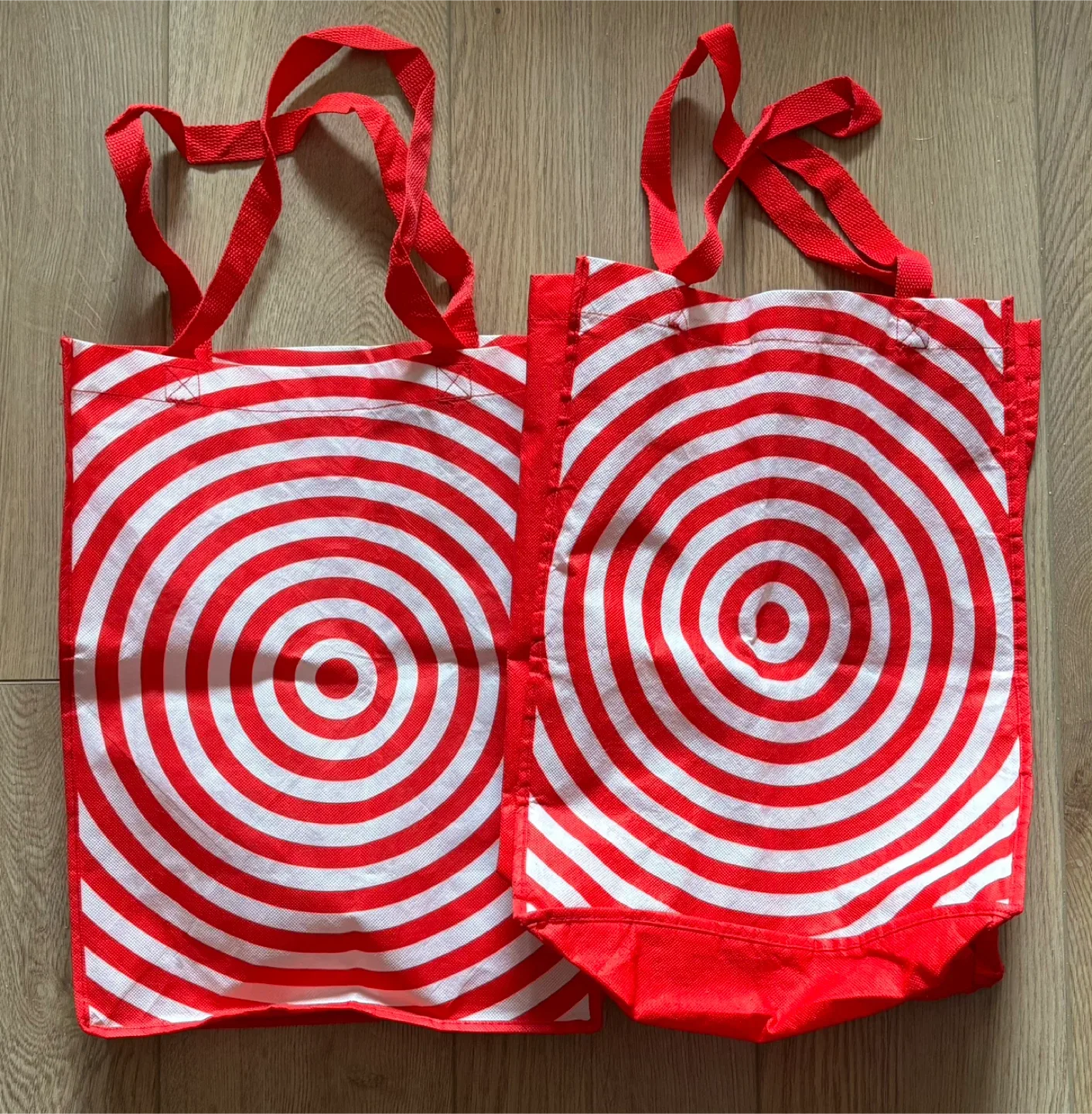 Red Reusable Shopping Totes - Variety of Designs thumbnail
