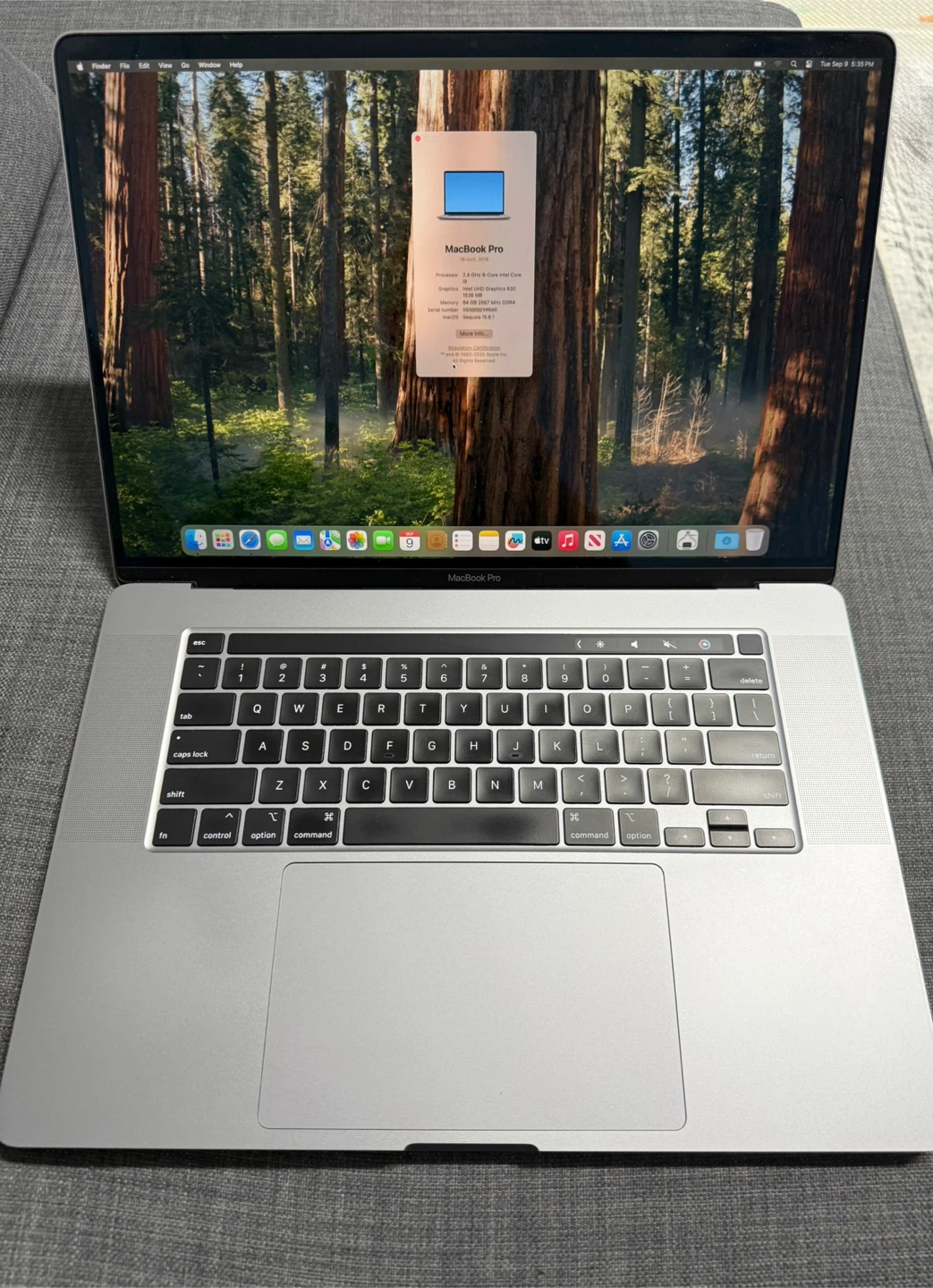 MacBook Pro 16-inch, 2019 i9 64GB/512 GB SSD Mint condition - photo 3