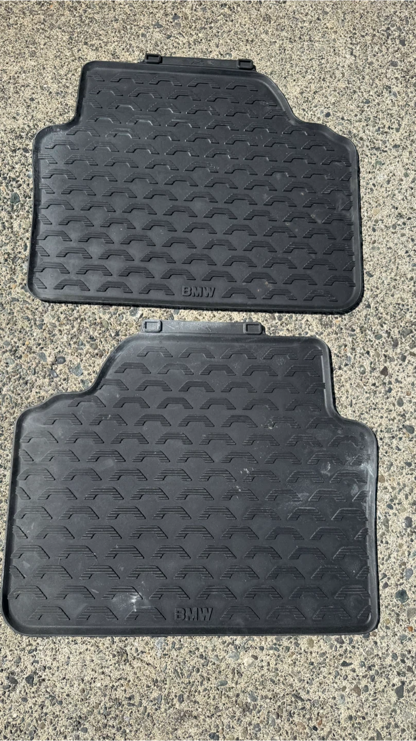 BMW Black Rubber Floor Mats - Full Set - photo 3