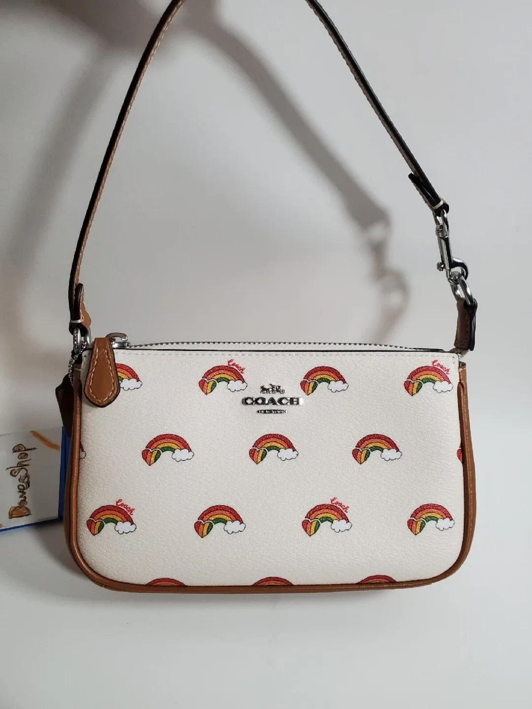 Coach Nolita 19 With Rainbow Print