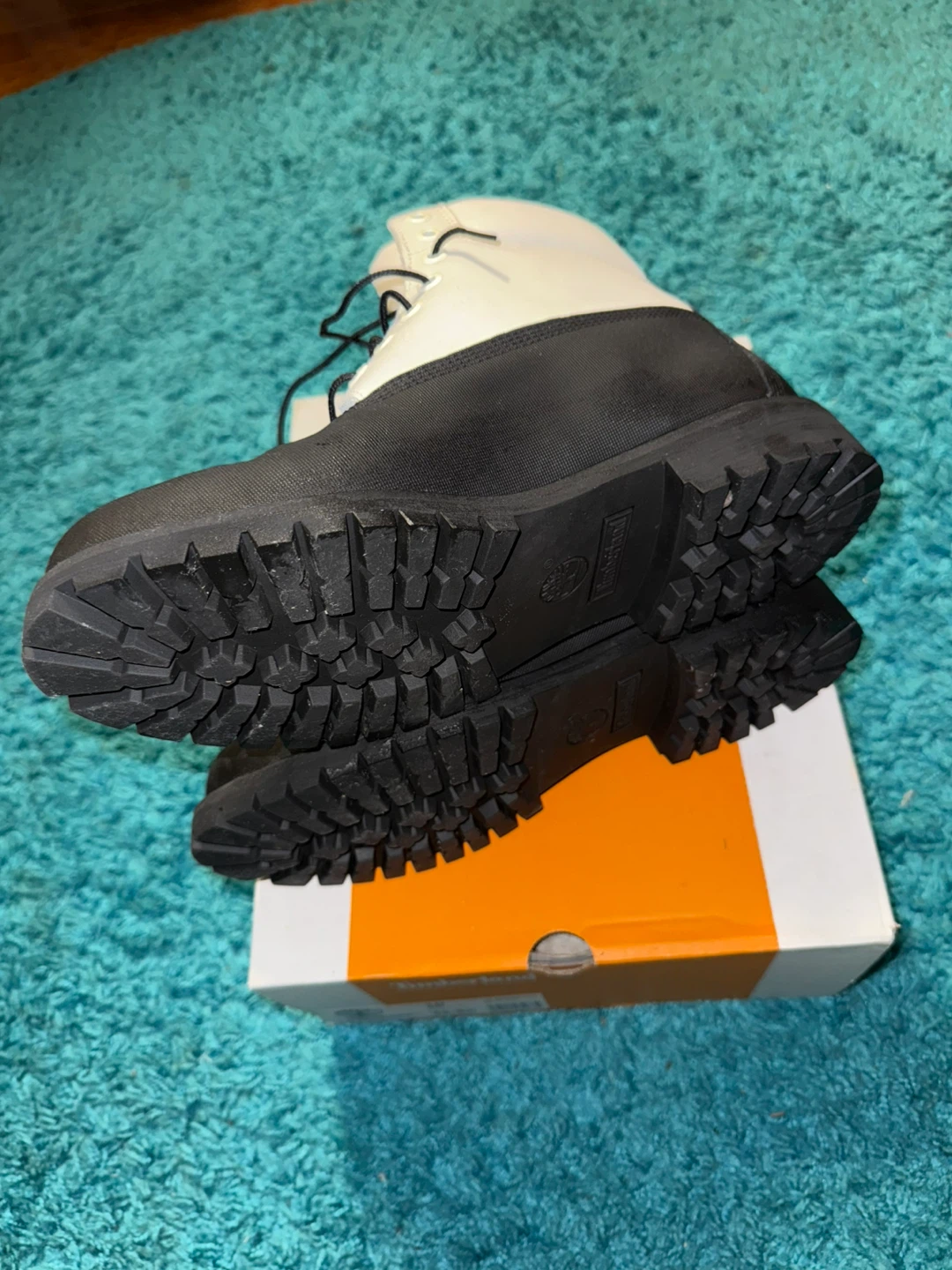 Timberland Premium Waterproof Boots - Black/White - Size 10 - photo 2