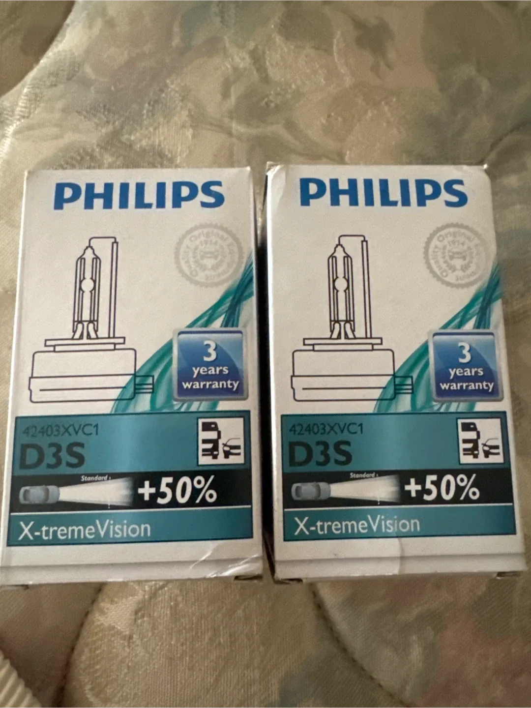 Philips D3S X-tremeVision Headlight Bulbs - New